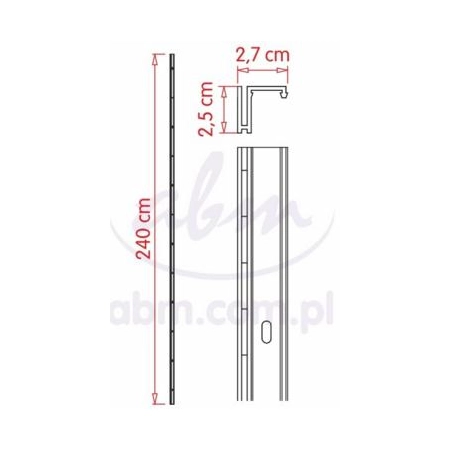 Listwa aluminiowa typ 2